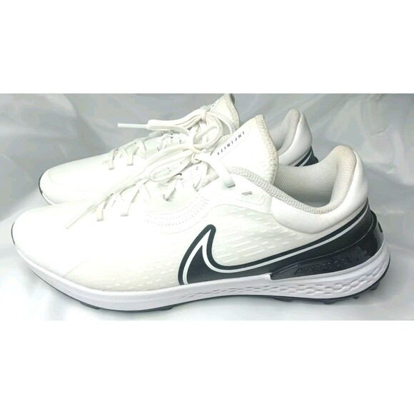 Nike Infinity Pro 2 Golf Shoes Men\'s Sz 12 White Black Photon Dust DJ5593-115 main image 8